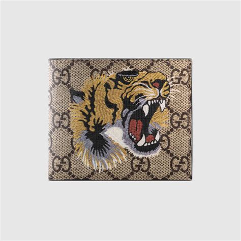 portacarte gucci tigre|Gucci tiger print.